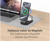 Silver Monkey Alu MagCharger Qi2 3in1 czarna - 1328385 - zdjęcie 9
